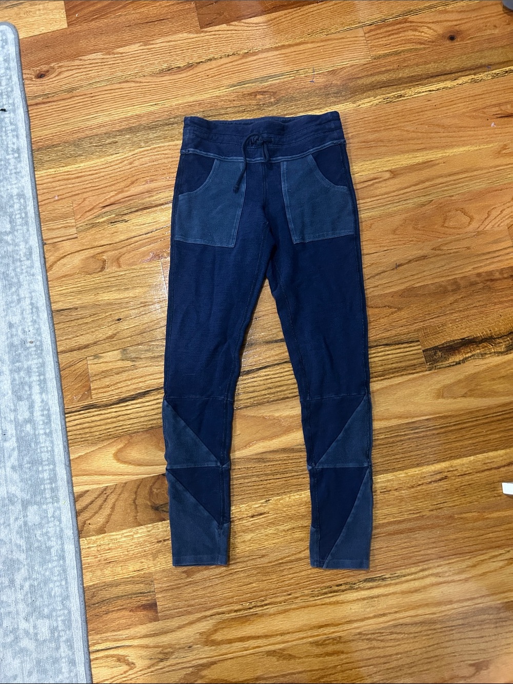 FP Movement by Free People Navy Patchwork Leggings